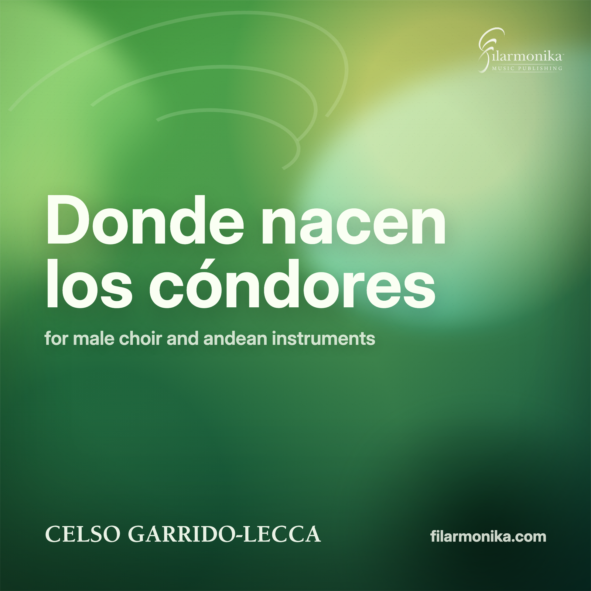 Filarmonika cover - Donde nacen los cóndores, for male choir and andean instruments