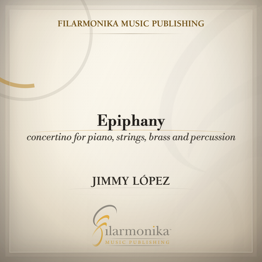 Filarmonika cover - Epiphany, concertino for piano, strings, brass and percussion