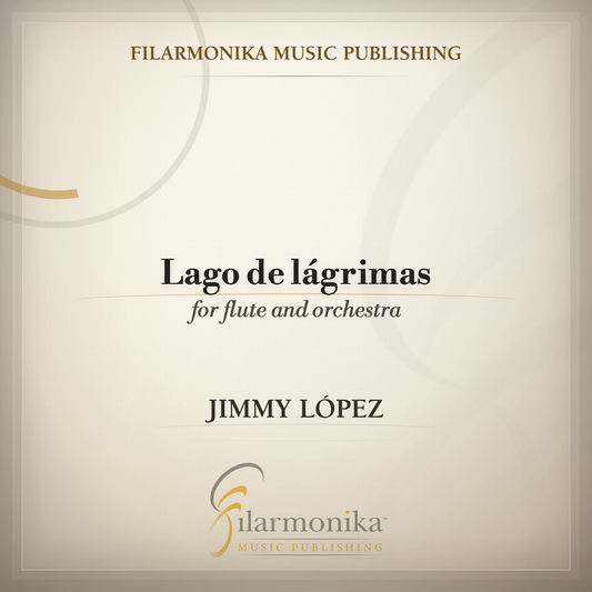 Filarmonika cover - Lago de lágrimas, for flute and orchestra