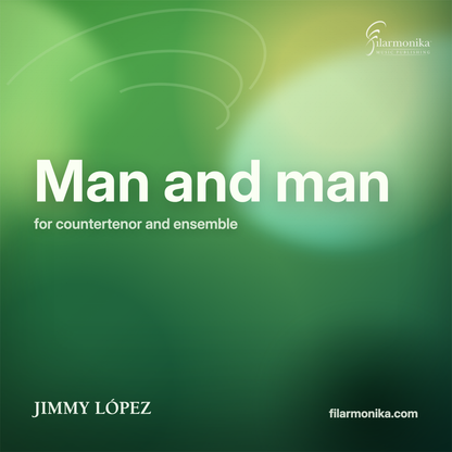 Filarmonika cover - Man and man, for countertenor and ensemble