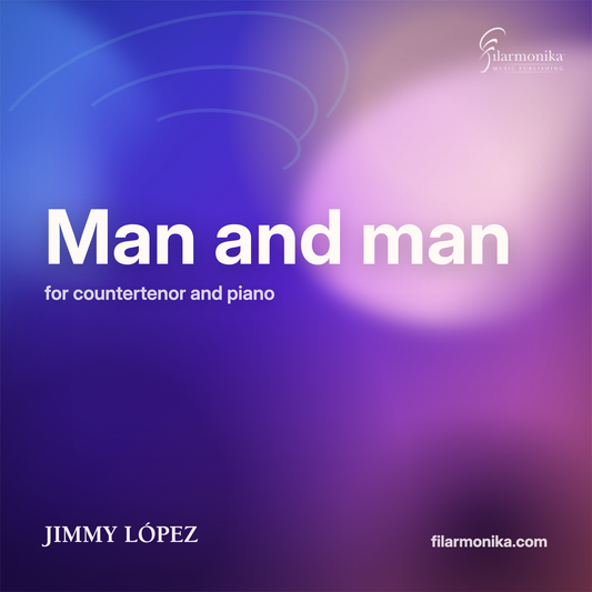 Filarmonika cover - Man and man, for countertenor and piano