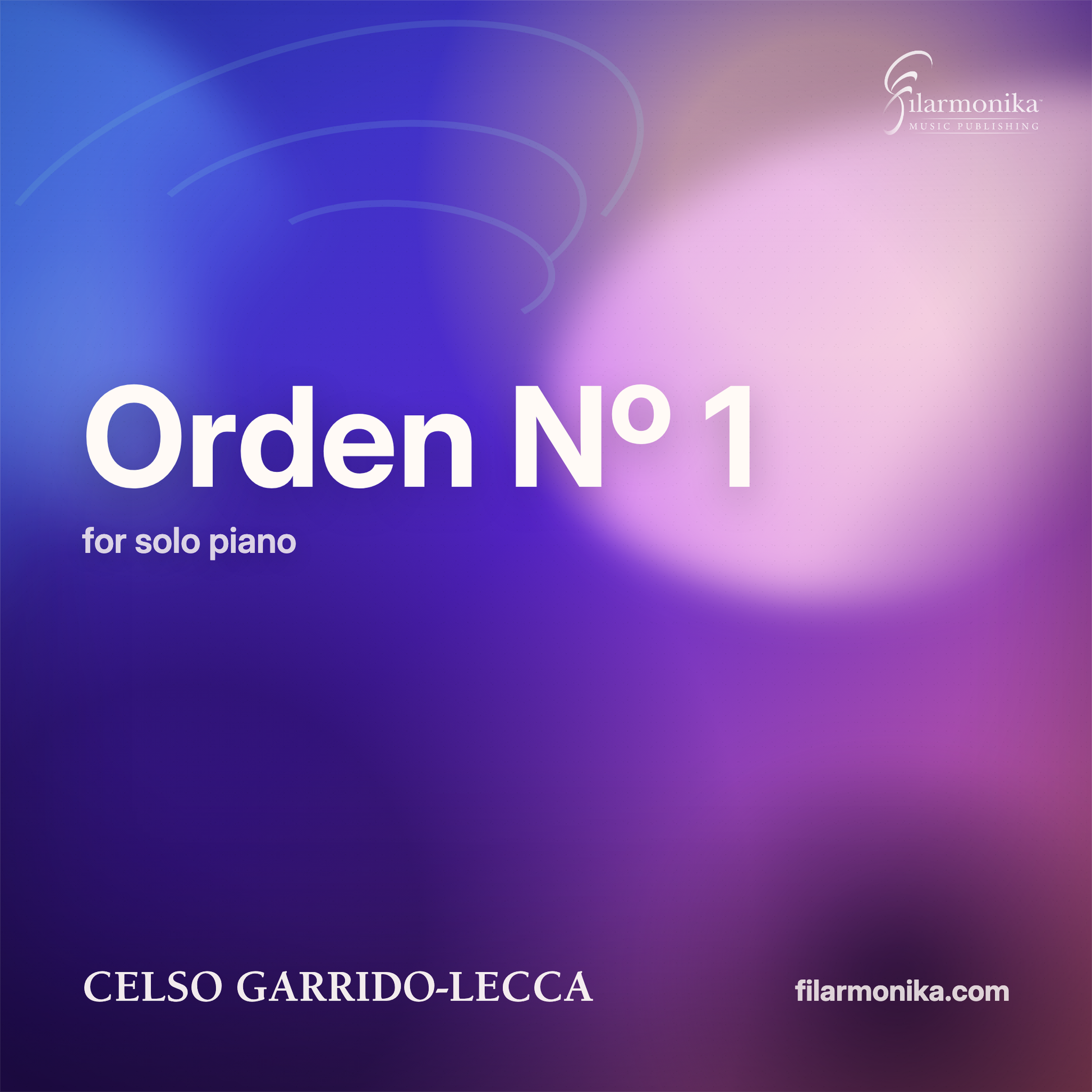 Filarmonika cover - Orden Nº 1, for solo piano