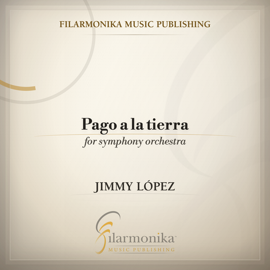 Filarmonika cover - Pago a la tierra, for symphony orchestra