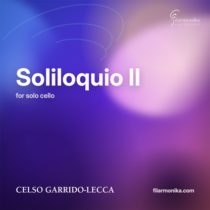 Filarmonika cover - Soliloquio II, for solo cello