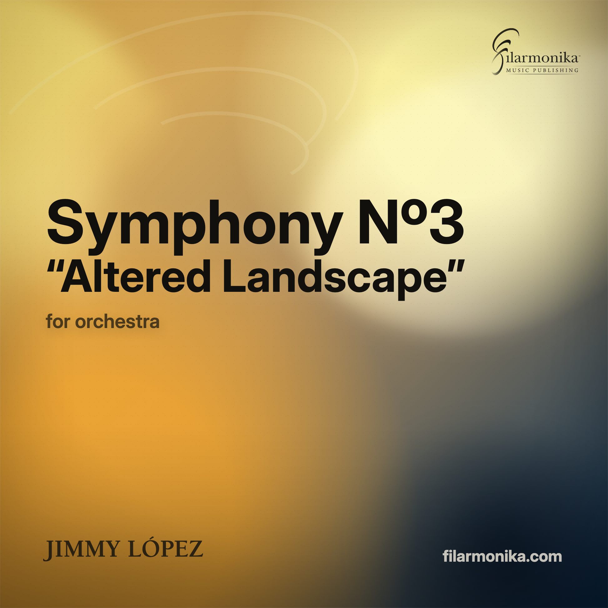 Filarmonika cover - Symphony Nº 3: Altered Landscape, for orchestra