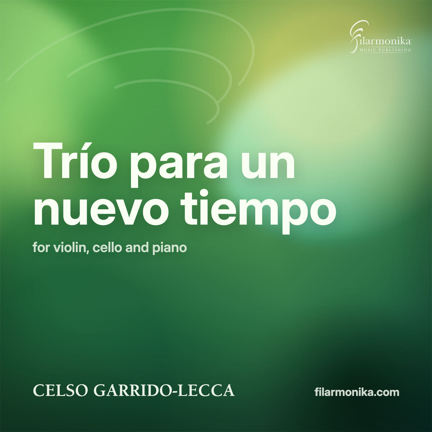 Filarmonika cover - Trío para un nuevo tiempo, for violin, cello and piano
