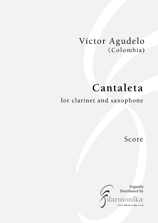 Cantaleta, for clarinet and saxophone