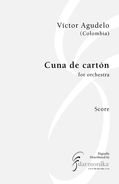 Cuna de cartón, for choir and orchestra