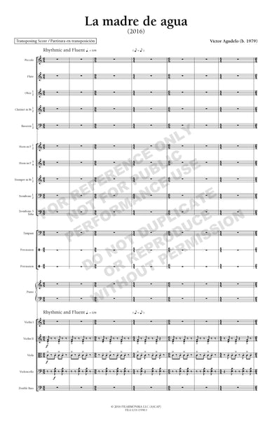 La madre de Agua, for orchestra