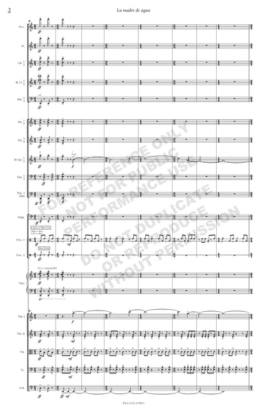 La madre de Agua, for orchestra