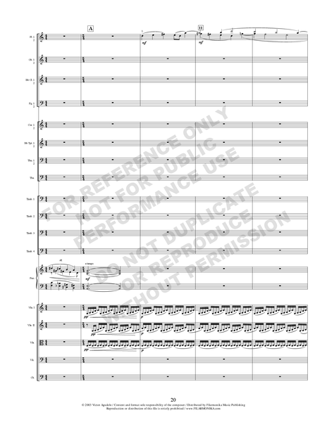 Las cuatro chalupas, for orchestra