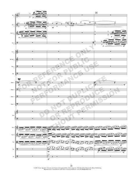 Las cuatro chalupas, for orchestra