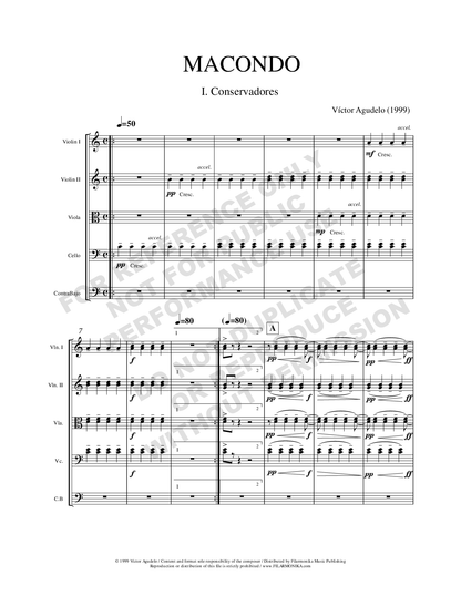 Macondo, for string orchestra