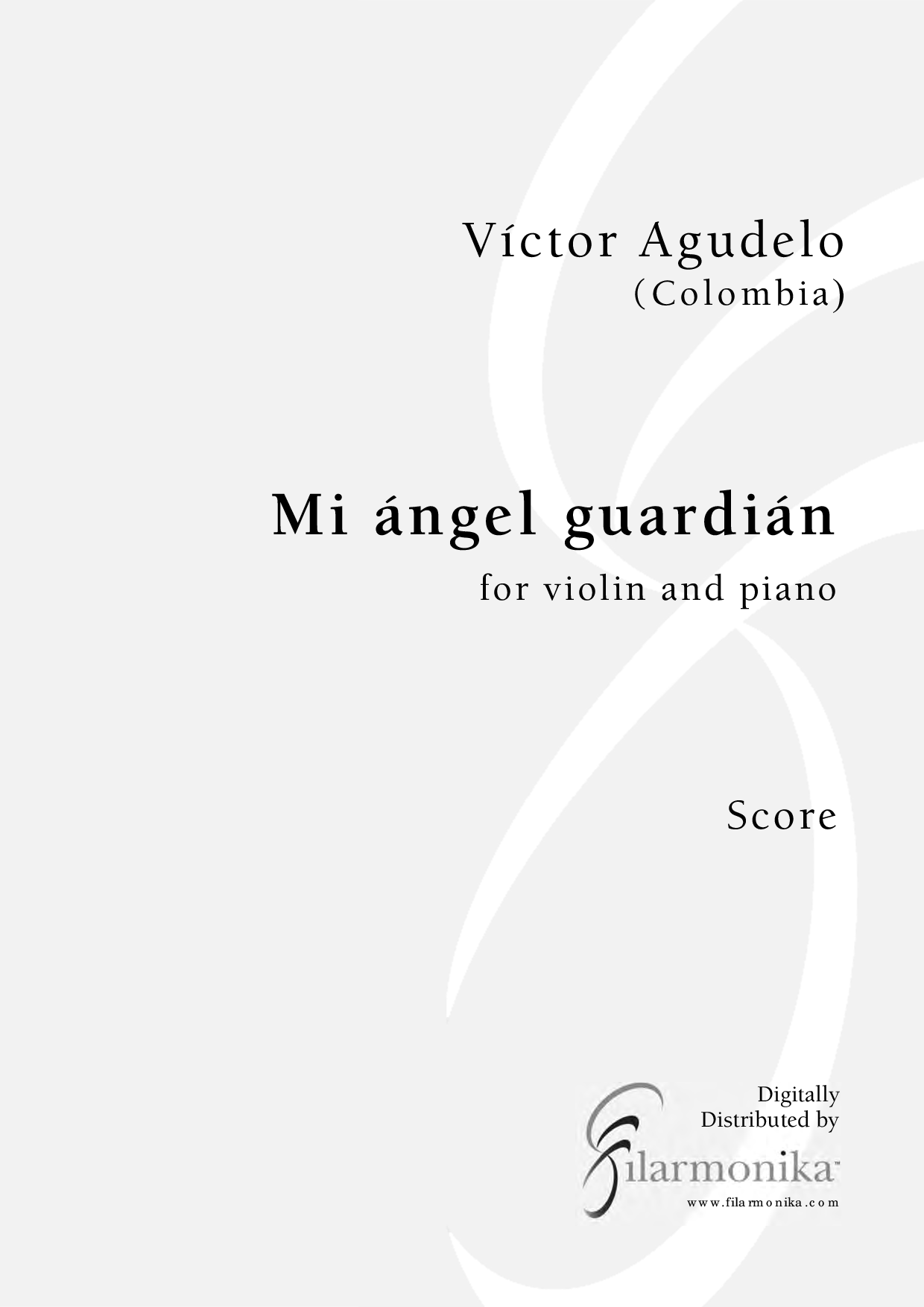 Mi ángel guardián, for violin and piano
