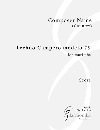Techno Campero modelo 79, for marimba