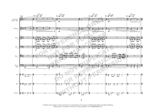 Traducciones en San Pelayo, for trumpet and ensemble