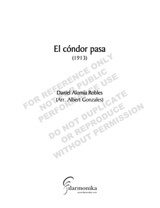 El cóndor pasa (arr. Gonzales)