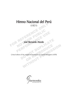 Himno Nacional del Perú (orch. Rebagliati)