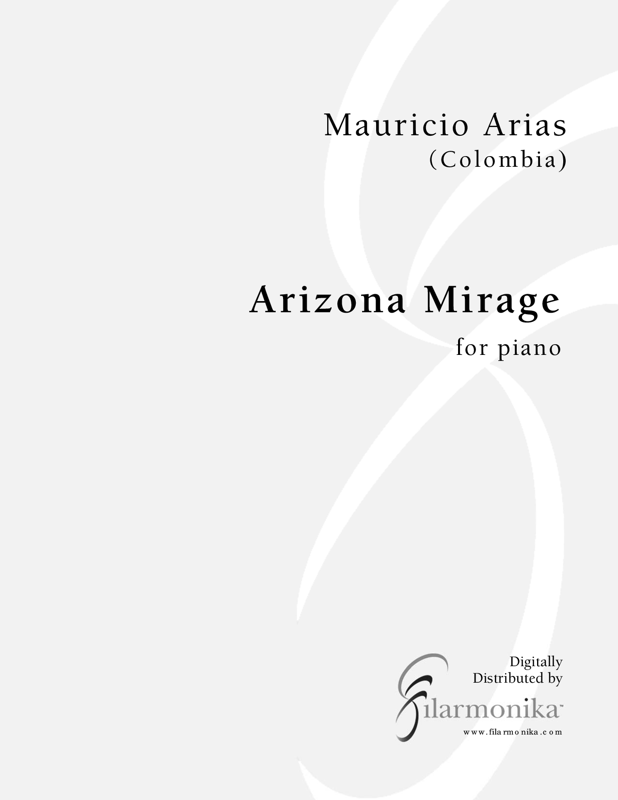 Arizona Mirage, for solo piano
