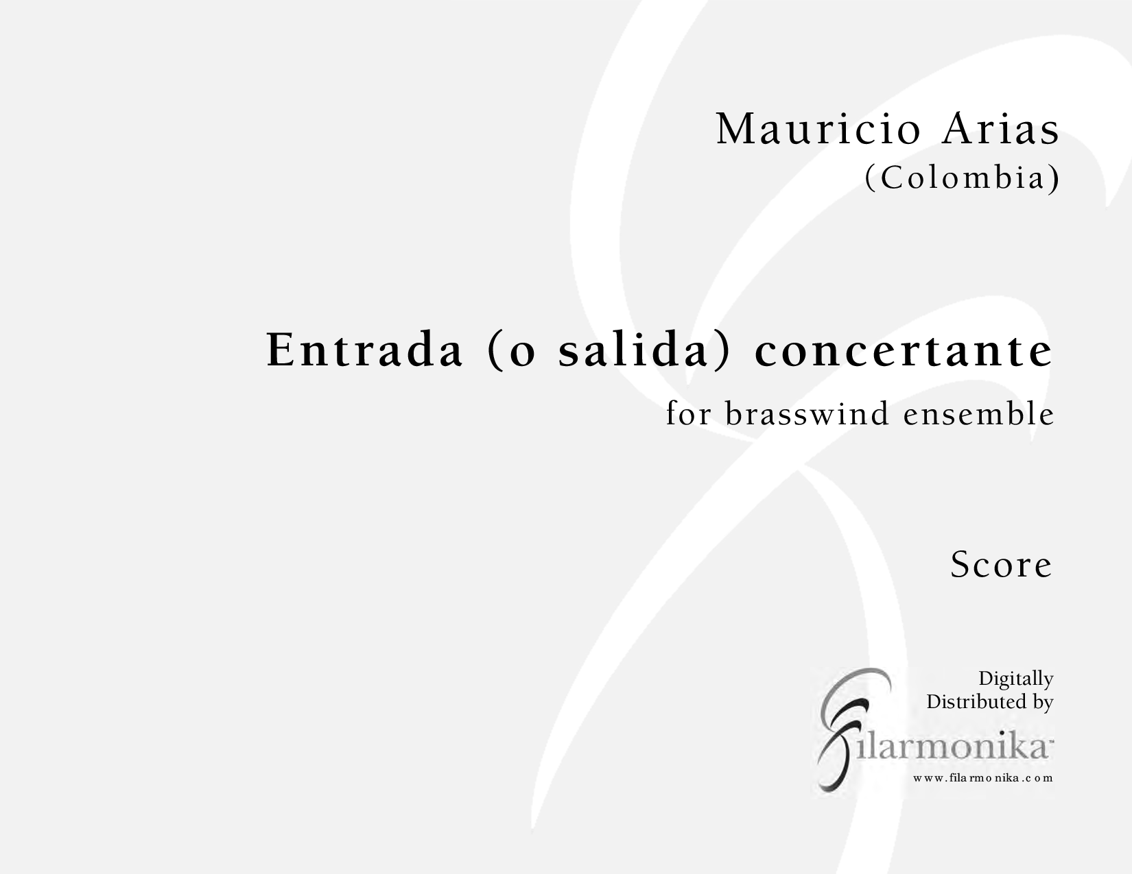 Entrada (o salida) concertante, for brass sextet