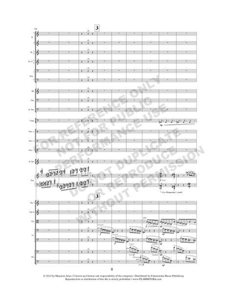 Rapsodia camaleónica, for trumpet, piano, and orchestra