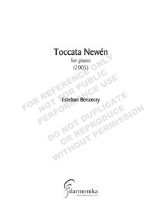 Tocata Newén, for solo piano