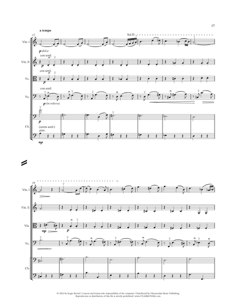 Sonances, for string orchestra