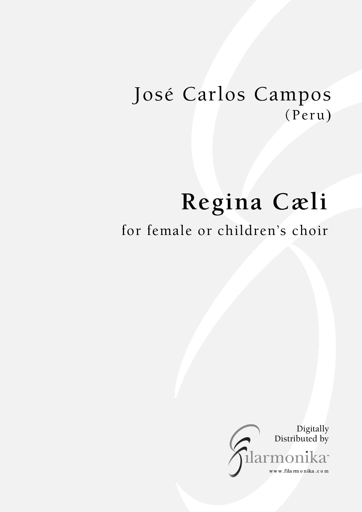 Regina Caeli, for female or children's choir