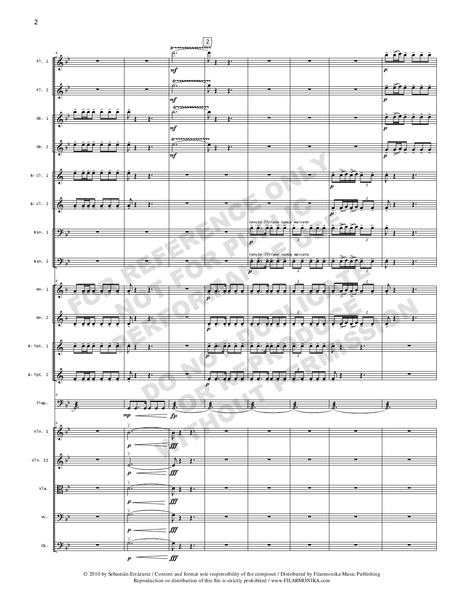 Geografía del desastre, for orchestra