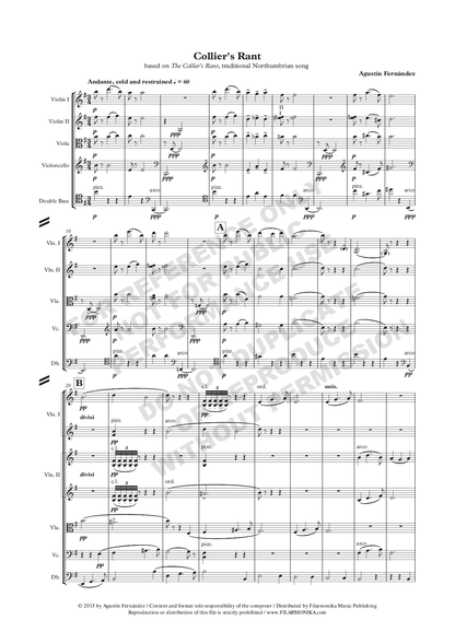 Collier's Rant, for string orchestra