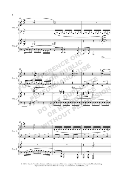 Distant Episodes, for 2 pianos