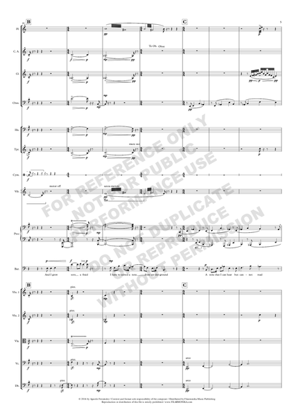 Notes from Underground, for baritone, choir, and ensemble