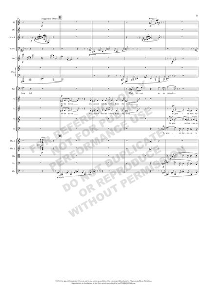 Notes from Underground, for baritone, choir, and ensemble