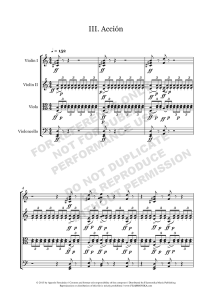String Quartet Nº2, 'Sin tiempo'