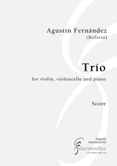 Trío, for violin, cello, and piano