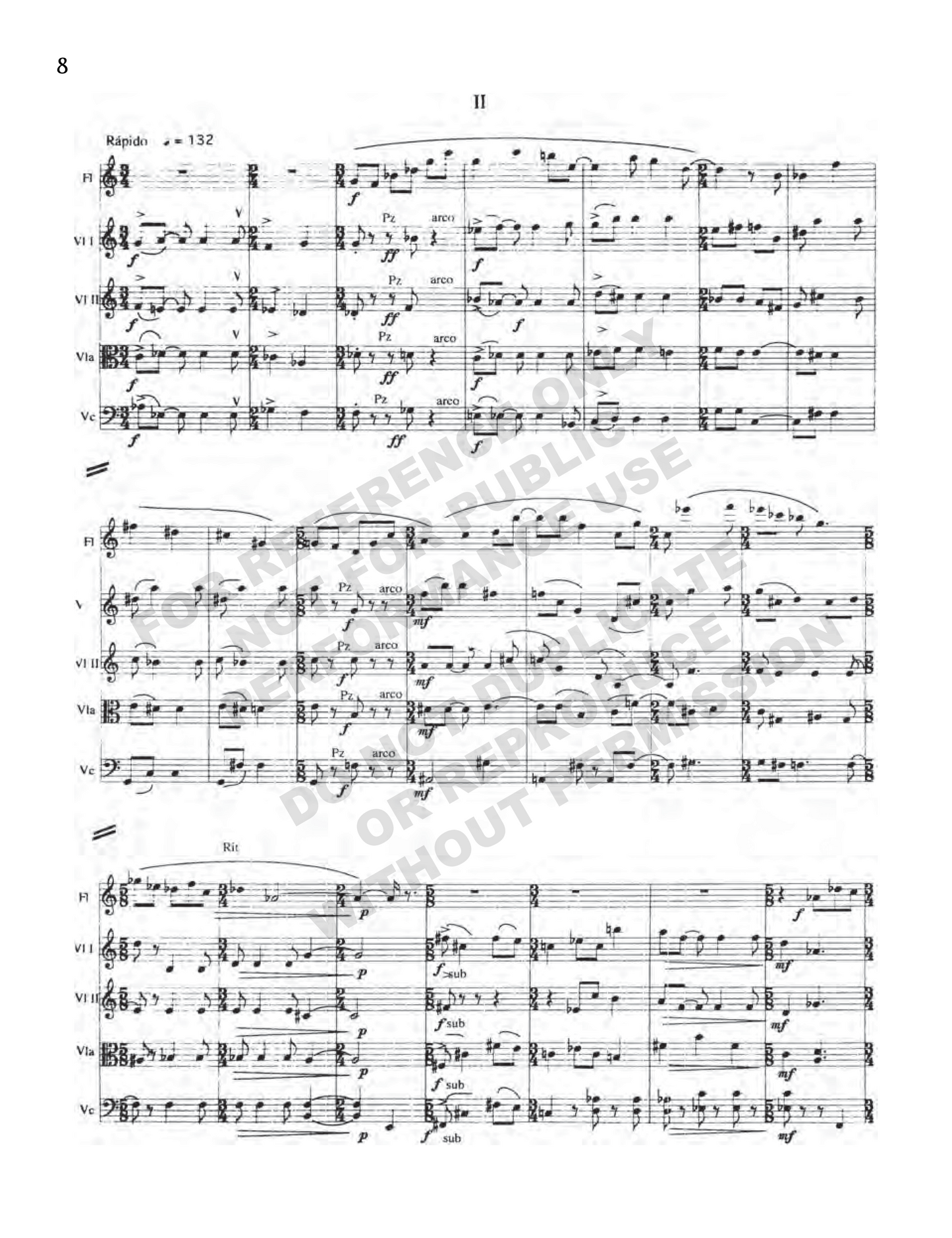 Amaru, for flute and string quartet