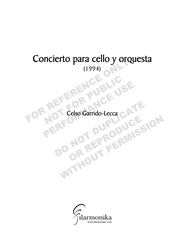 Concerto for cello and orchestra / Concierto para cello y orquesta