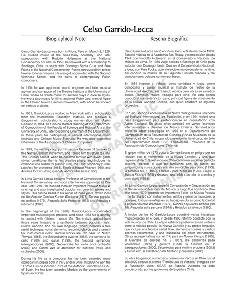 Danzas populares andinas, for chamber orchestra