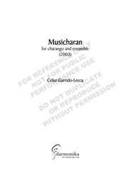 Musicharán, for charango and chamber ensemble