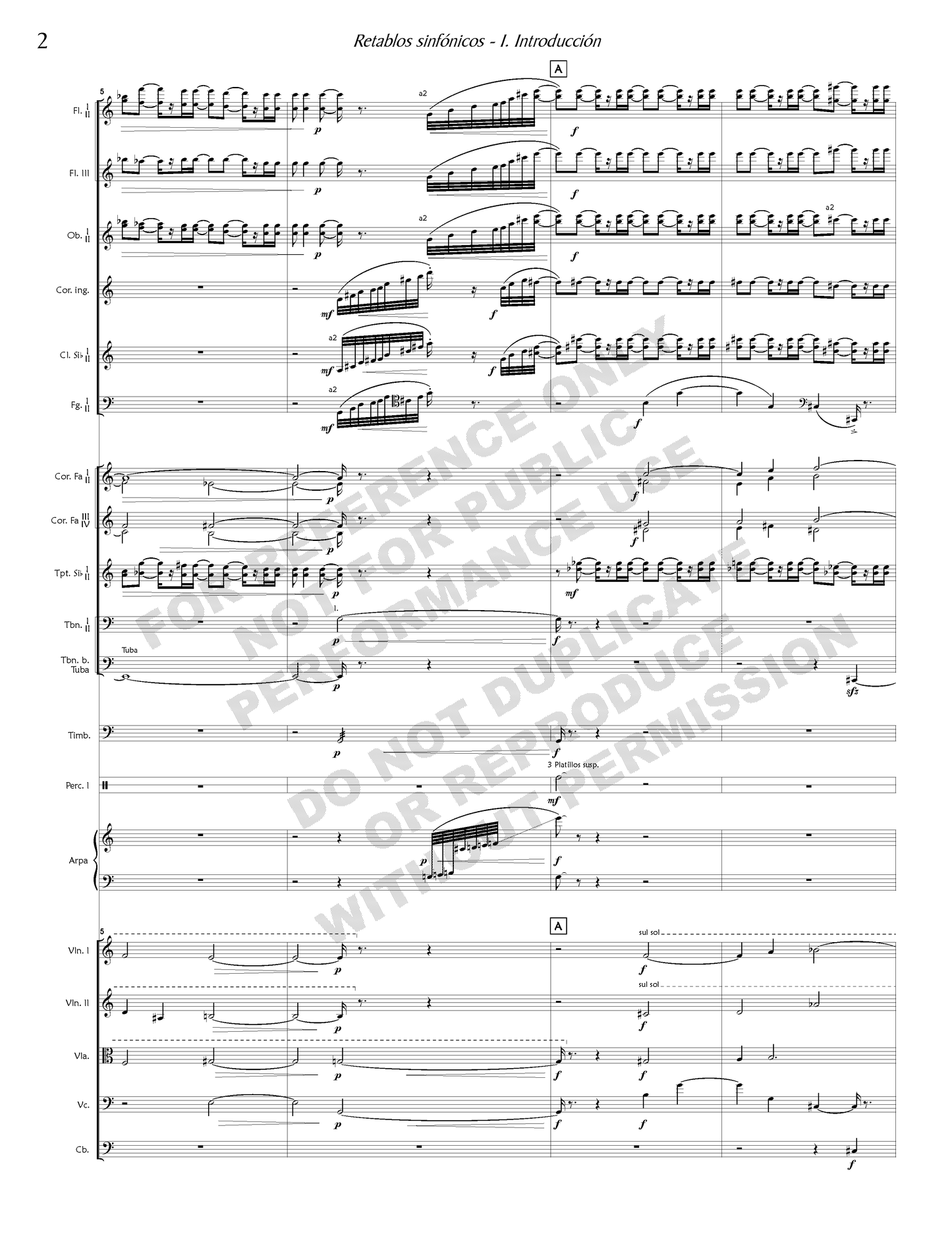 Retablos sinfónicos, for orchestra