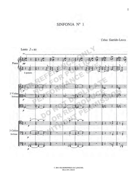 Symphony Nº 1, for orchestra