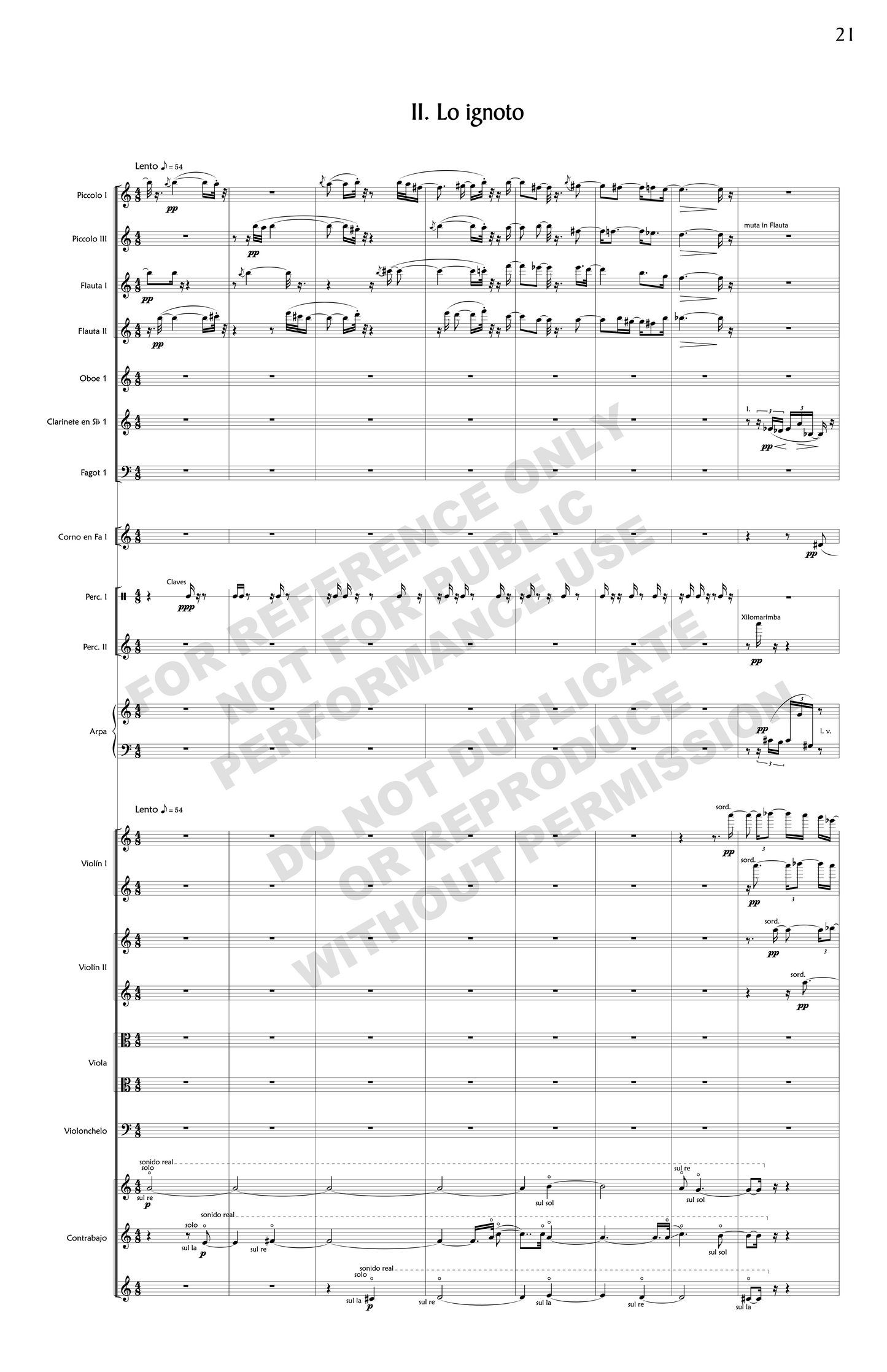 Symphony Nº 2, "Introspections", for mixed chorus and orchestra