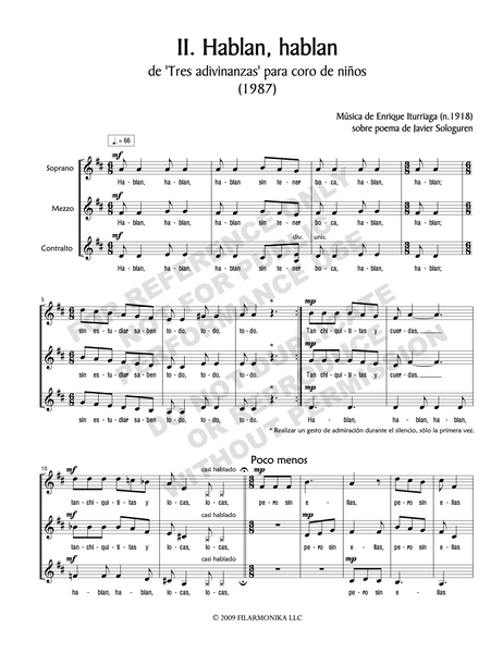 Works for chorus