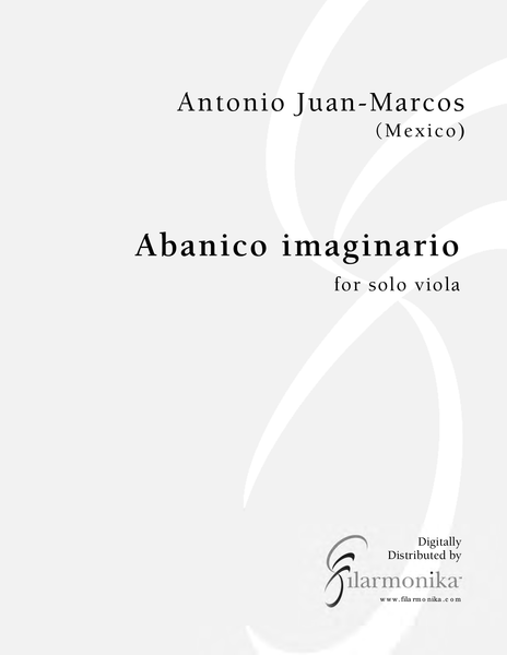 Abanico imaginario, for viola