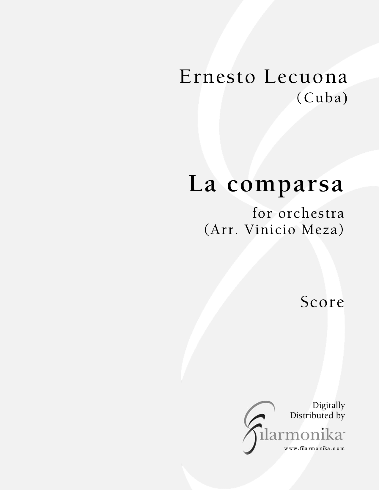 La comparsa, for orchestra