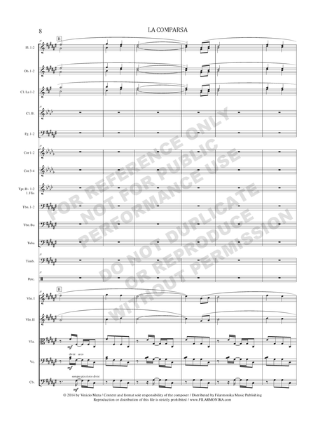 La comparsa, for orchestra