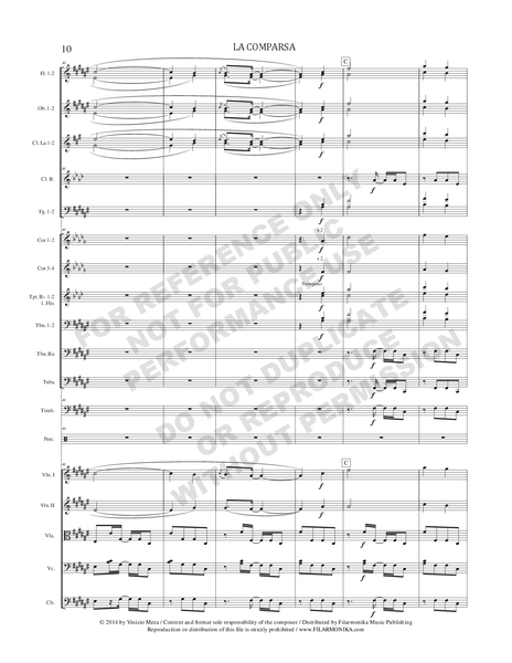 La comparsa, for orchestra