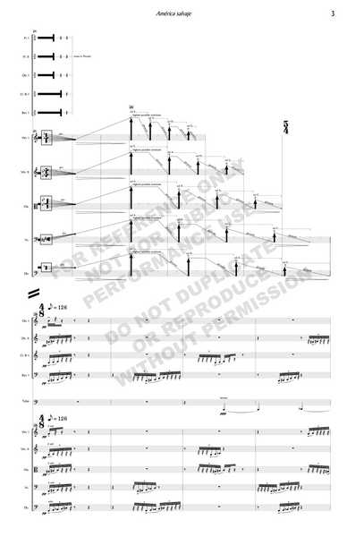 América salvaje, for orchestra
