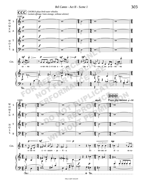 Bel Canto: An Opera in Two Acts