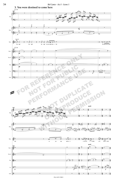 Bel Canto: An Opera in Two Acts